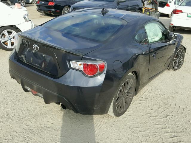 JF1ZNAA13D1712885 - 2013 TOYOTA SCION FR-S CHARCOAL photo 4