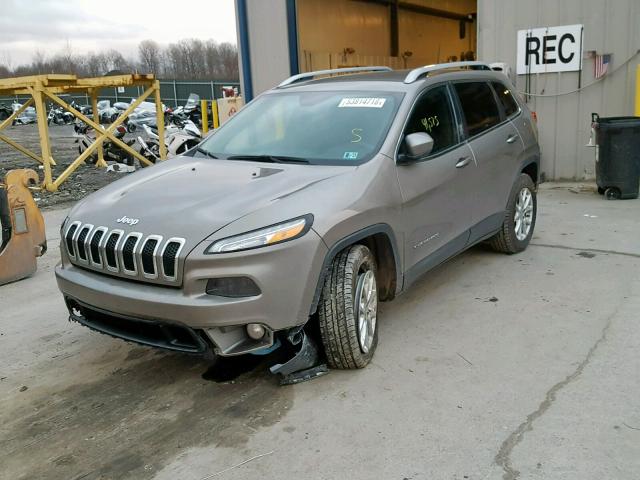 1C4PJMCB1GW368825 - 2016 JEEP CHEROKEE L TAN photo 2