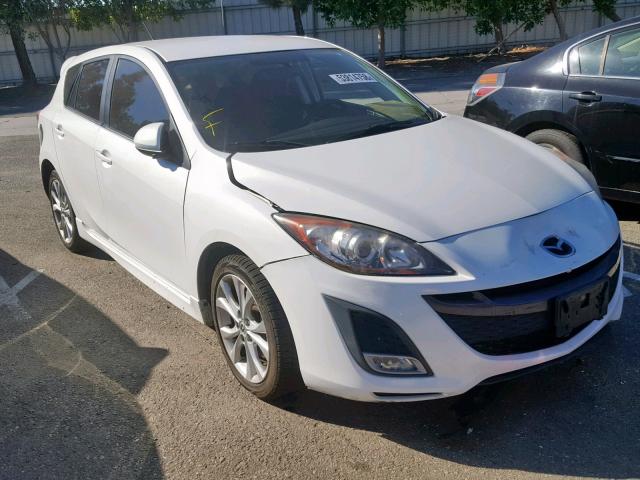 JM1BL1H63A1334940 - 2010 MAZDA 3 S WHITE photo 1