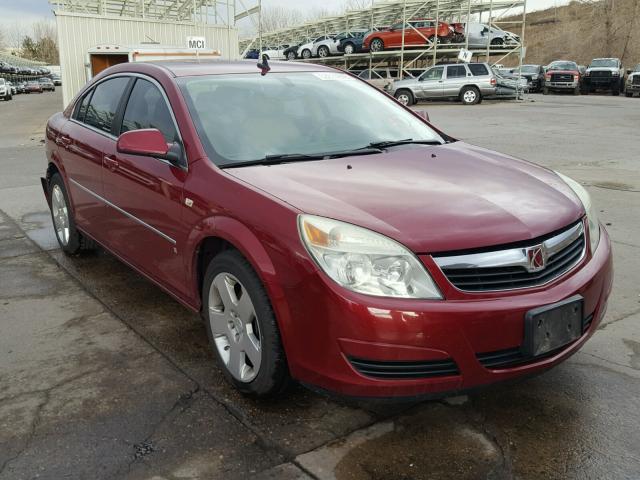 1G8ZS57N87F295799 - 2007 SATURN AURA XE RED photo 1