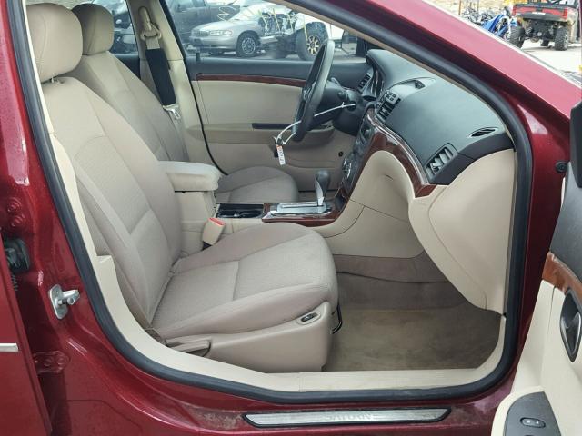 1G8ZS57N87F295799 - 2007 SATURN AURA XE RED photo 5