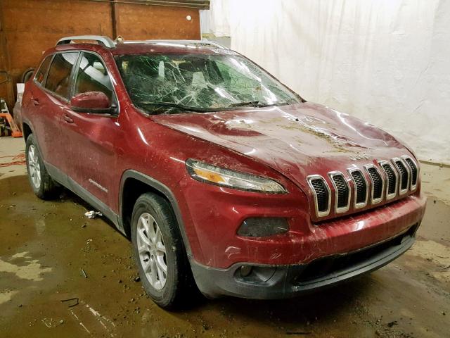 1C4PJMCB3HW615005 - 2017 JEEP CHEROKEE L RED photo 1