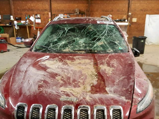 1C4PJMCB3HW615005 - 2017 JEEP CHEROKEE L RED photo 9