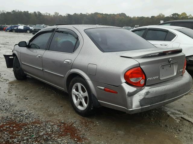 JN1CA31D91T821680 - 2001 NISSAN MAXIMA GXE GRAY photo 3