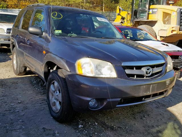 4F2CZ94144KM07436 - 2004 MAZDA TRIBUTE LX BLUE photo 1