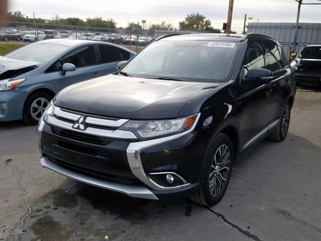 JA4AD3A37GZ037419 - 2016 MITSUBISHI OUTLANDER BLACK photo 2