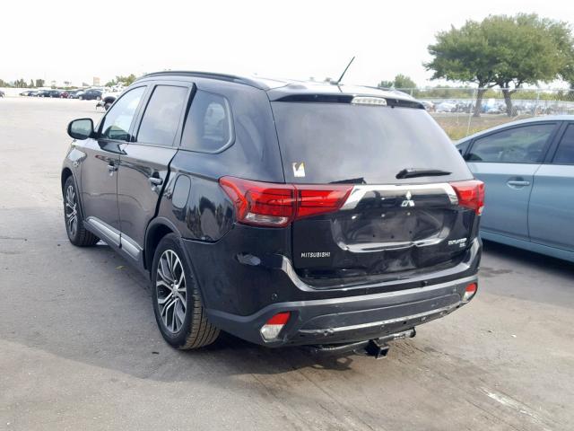 JA4AD3A37GZ037419 - 2016 MITSUBISHI OUTLANDER BLACK photo 3