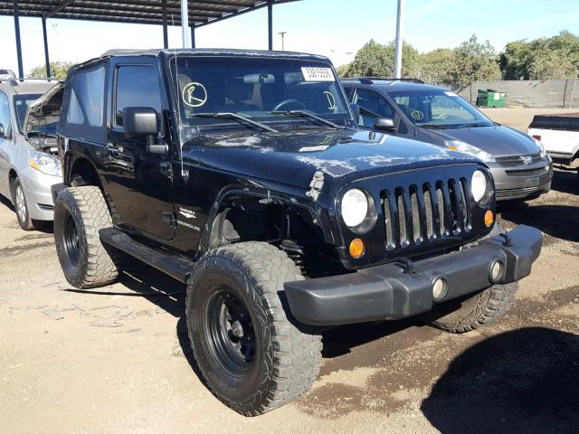 1J4FA54107L204548 - 2007 JEEP WRANGLER S BLACK photo 1