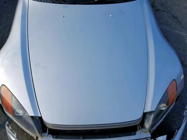 JHMAP11432T006656 - 2002 HONDA S2000 SILVER photo 7