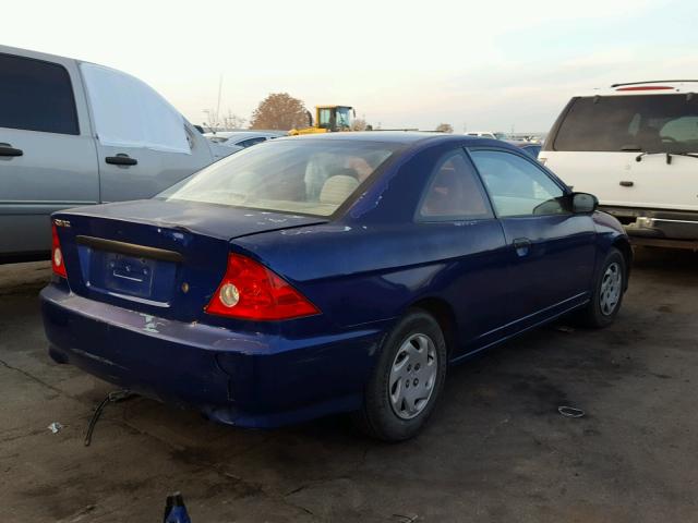 1HGEM21195L040985 - 2005 HONDA CIVIC DX V BLUE photo 4