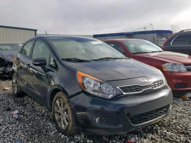 KNADN5A32D6118950 - 2013 KIA RIO EX BLACK photo 1