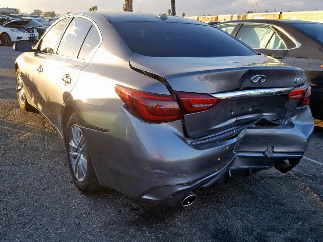 JN1CV7APXJM240852 - 2018 INFINITI Q50 PURE GRAY photo 3