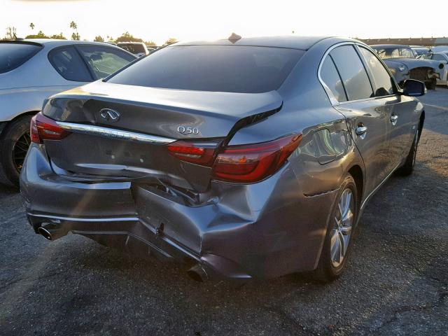 JN1CV7APXJM240852 - 2018 INFINITI Q50 PURE GRAY photo 4