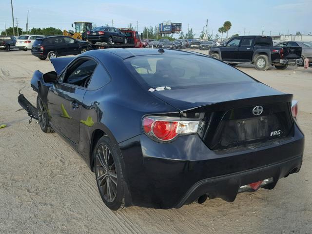 JF1ZNAA11D2719957 - 2013 TOYOTA SCION FR-S BLACK photo 3