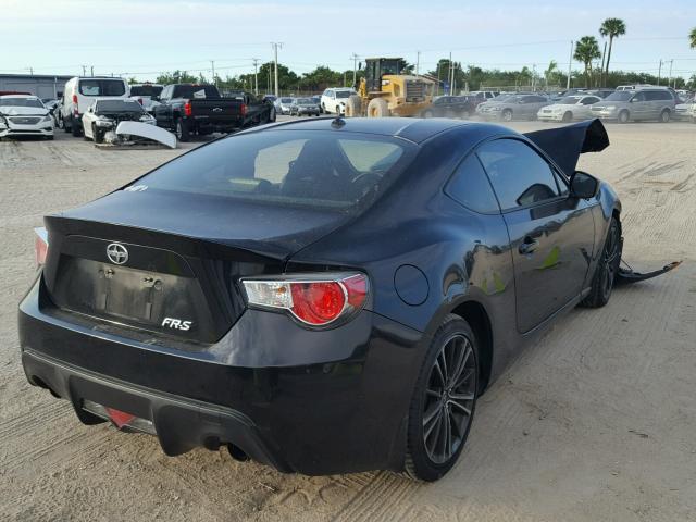 JF1ZNAA11D2719957 - 2013 TOYOTA SCION FR-S BLACK photo 4