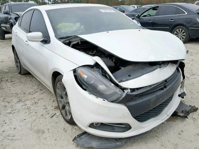 1C3CDFBB8ED741942 - 2014 DODGE DART SXT WHITE photo 1