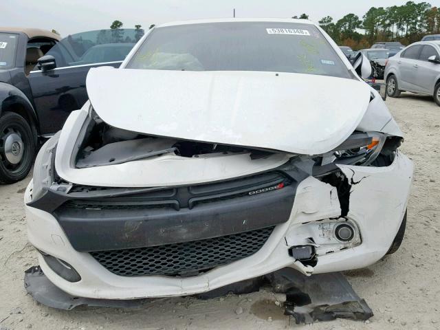 1C3CDFBB8ED741942 - 2014 DODGE DART SXT WHITE photo 9