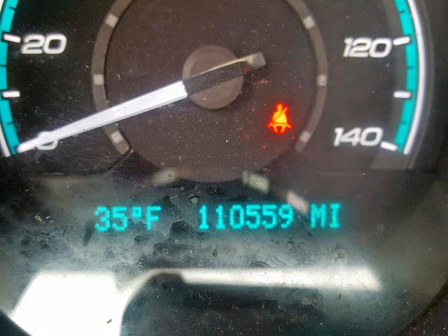 1G1ZG57B69F142783 - 2009 CHEVROLET MALIBU LS შავი ფოტო 8