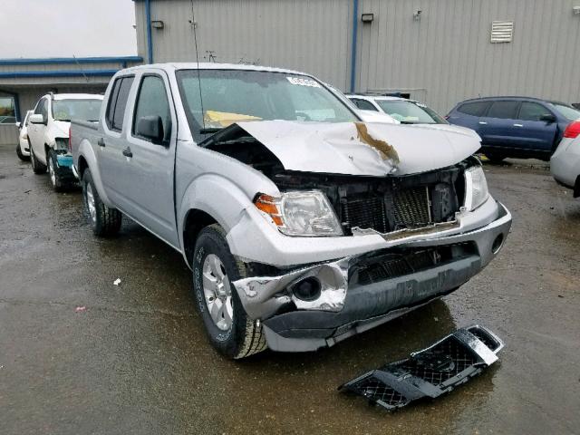 1N6AD0ER8AC440691 - 2010 NISSAN FRONTIER C SILVER photo 1