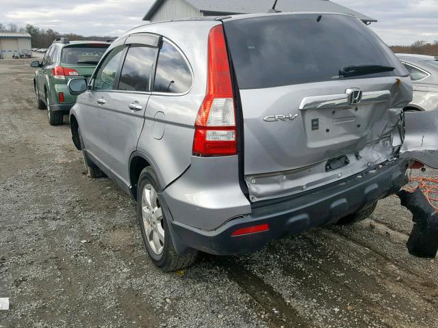 5J6RE487X8L008239 - 2008 HONDA CR-V EXL SILVER photo 3