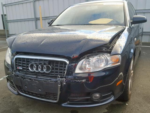 WAUAF78E58A051850 - 2008 AUDI A4 2.0T BLUE photo 9