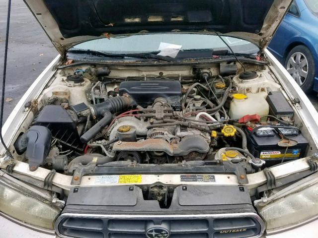 4S3BG6855X7620366 - 1999 SUBARU LEGACY OUT WHITE photo 7