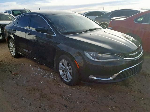 1C3CCCAB0FN709162 - 2015 CHRYSLER 200 LIMITE BLACK photo 1