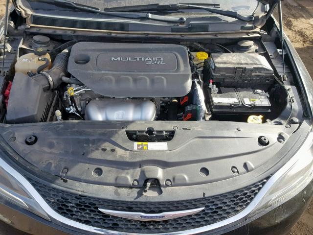 1C3CCCAB0FN709162 - 2015 CHRYSLER 200 LIMITE BLACK photo 7