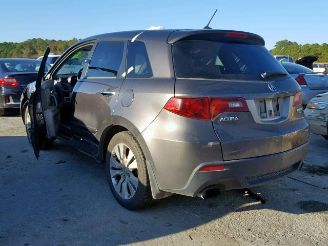 5J8TB1H20AA007031 - 2010 ACURA RDX BROWN photo 3