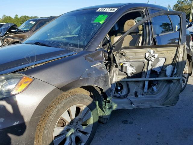 5J8TB1H20AA007031 - 2010 ACURA RDX BROWN photo 9