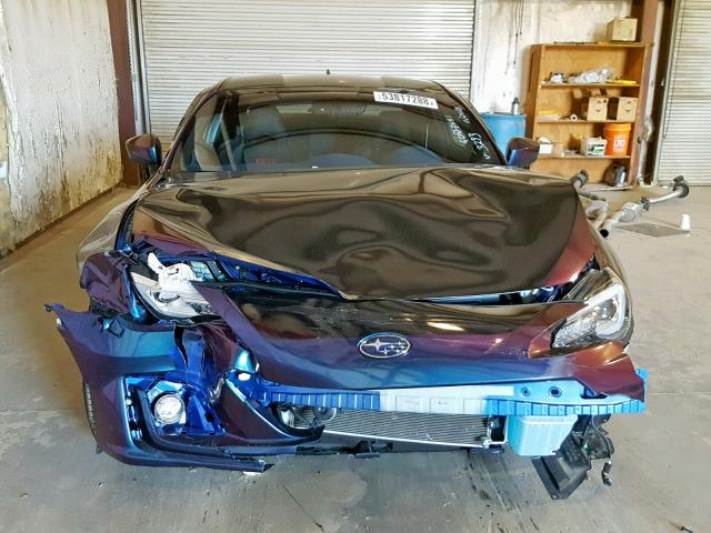 JF1ZCAC10H9603293 - 2017 SUBARU BRZ 2.0 LI BLUE photo 9