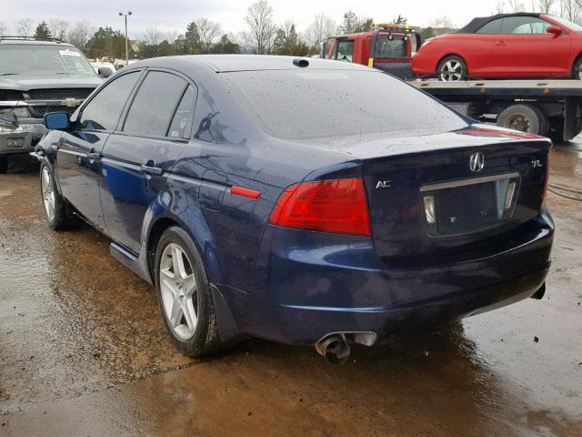 19UUA65575A000408 - 2005 ACURA TL BLUE photo 3