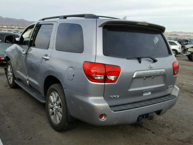 5TDKY5G13AS024188 - 2010 TOYOTA SEQUOIA LI CHARCOAL photo 3