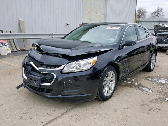 1G11C5SL5EF181934 - 2014 CHEVROLET MALIBU 1LT BLACK photo 2