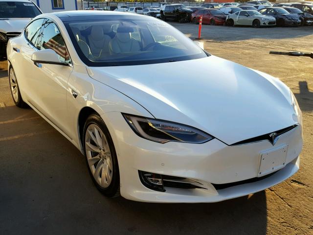 5YJSA1E22HF230707 - 2017 TESLA MODEL S WHITE photo 1