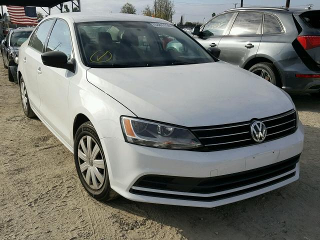 3VW2K7AJ2FM417397 - 2015 VOLKSWAGEN JETTA BASE WHITE photo 1