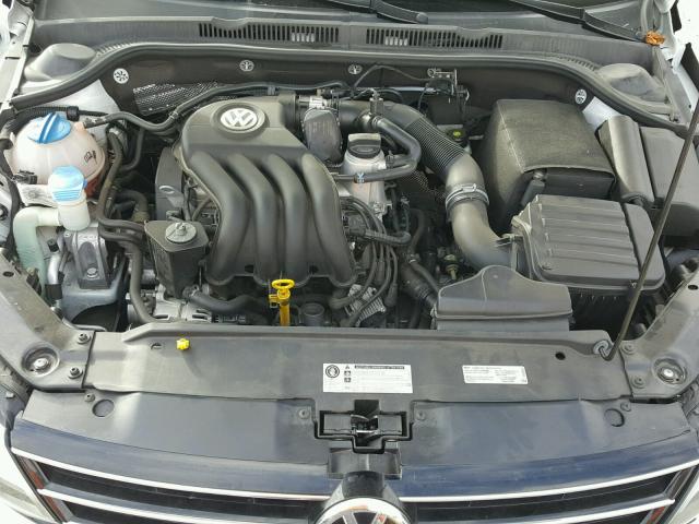 3VW2K7AJ2FM417397 - 2015 VOLKSWAGEN JETTA BASE WHITE photo 7