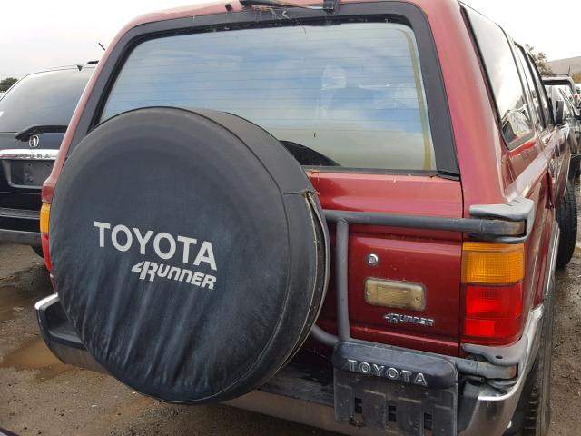 JT3VN39W1L0002347 - 1990 TOYOTA 4RUNNER VN RED photo 9