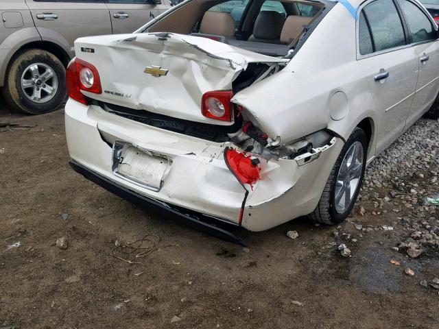 1G1ZD5E04CF226182 - 2012 CHEVROLET MALIBU 2LT CREAM photo 9