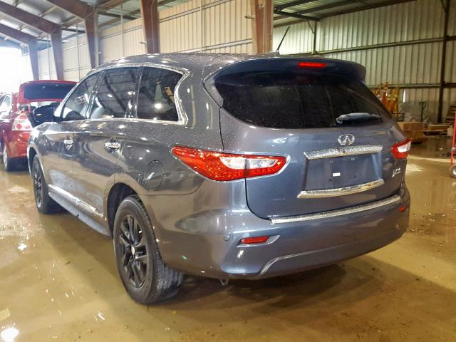 5N1AL0MN7DC305707 - 2013 INFINITI JX35 GRAY photo 3