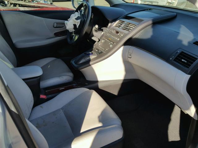 JTHBB1BA8A2026252 - 2010 LEXUS HS 250H SILVER photo 5