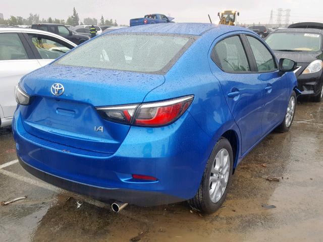 3MYDLBYV0JY310467 - 2018 TOYOTA YARIS IA BLUE photo 4