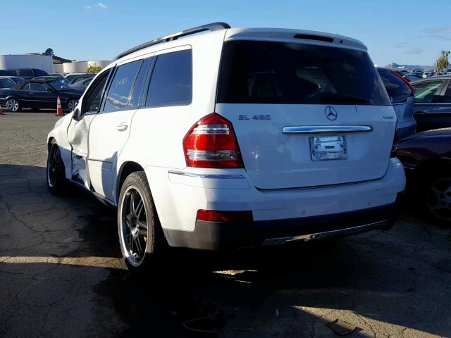 4JGBF71E17A130752 - 2007 MERCEDES-BENZ GL 450 4MA WHITE photo 3