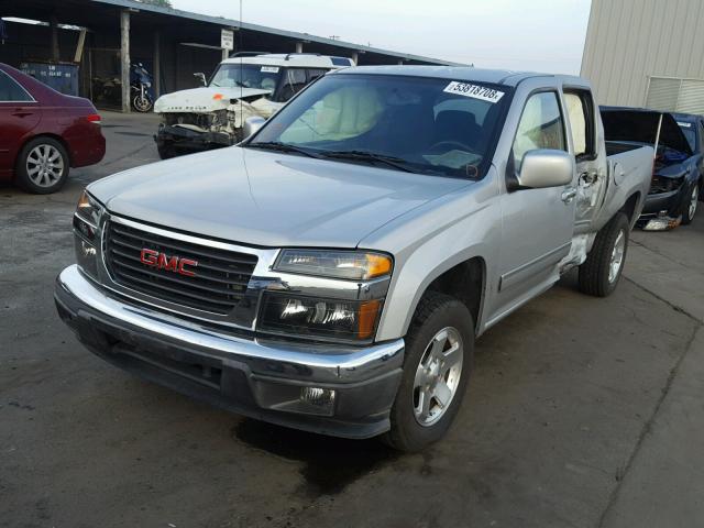 1GTD5MFE7C8106089 - 2012 GMC CANYON SLE SILVER photo 2