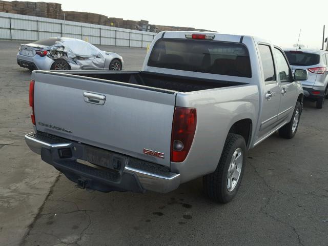 1GTD5MFE7C8106089 - 2012 GMC CANYON SLE SILVER photo 4