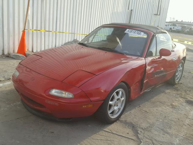 JM1NA3539S0606021 - 1995 MAZDA MX-5 MIATA RED photo 2