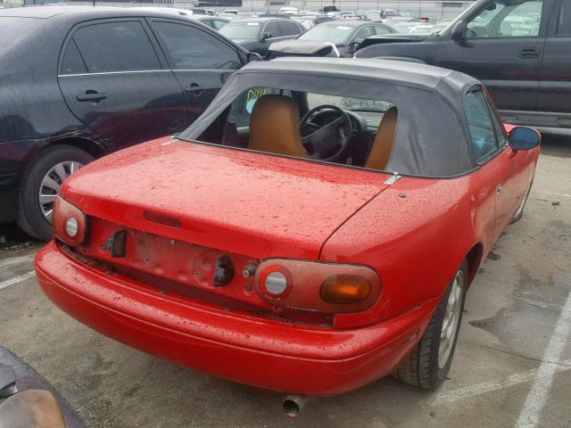 JM1NA3539S0606021 - 1995 MAZDA MX-5 MIATA RED photo 4