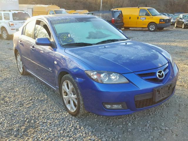 JM1BK324781863744 - 2008 MAZDA 3 S BLUE photo 1