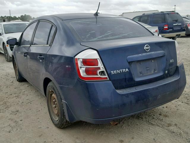 3N1AB61E67L645604 - 2007 NISSAN SENTRA 2.0 BLUE photo 3