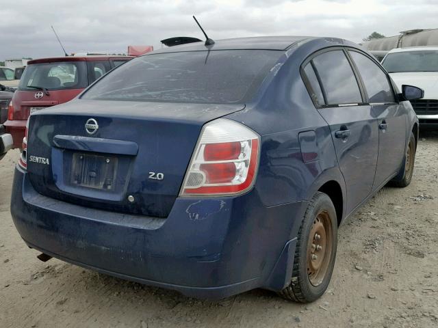 3N1AB61E67L645604 - 2007 NISSAN SENTRA 2.0 BLUE photo 4